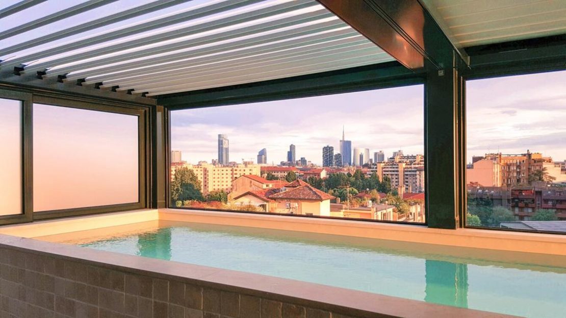 attico con piscina zona farini milano immobiliare mymmo